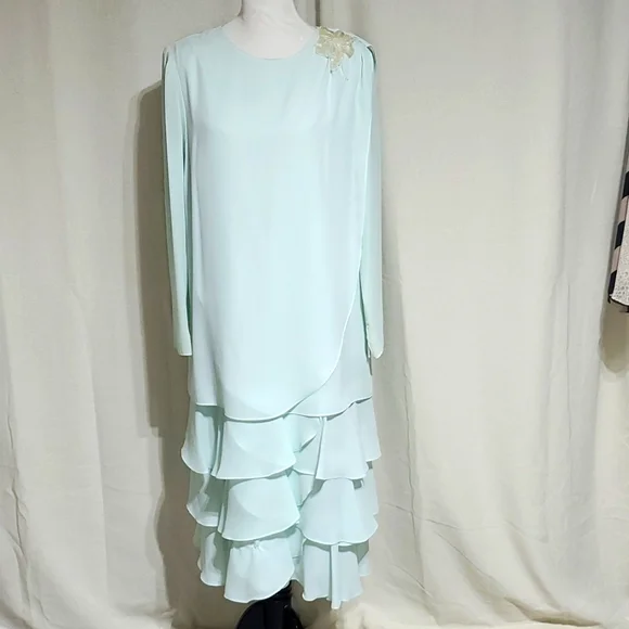 Vintage | Dresses | Light Blue Semi Formal Dress | Poshmark